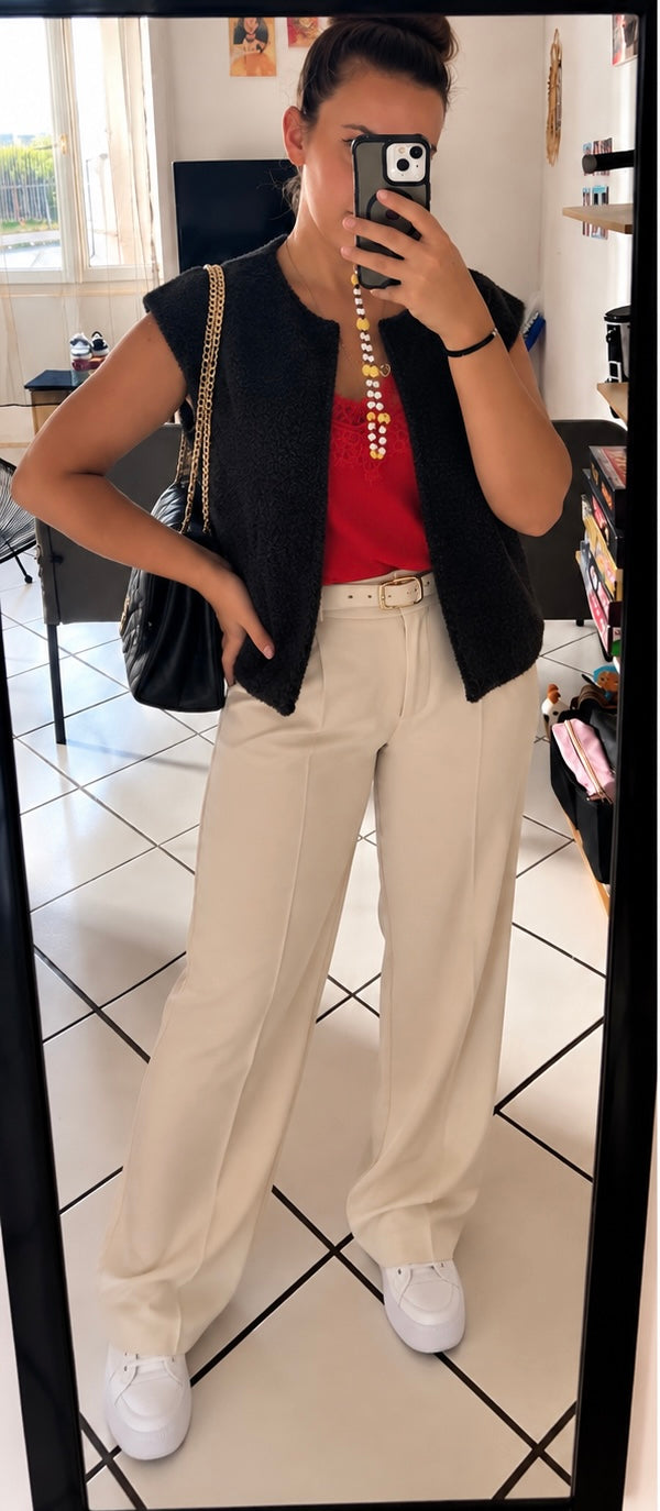 Veste Sans Manche Noir