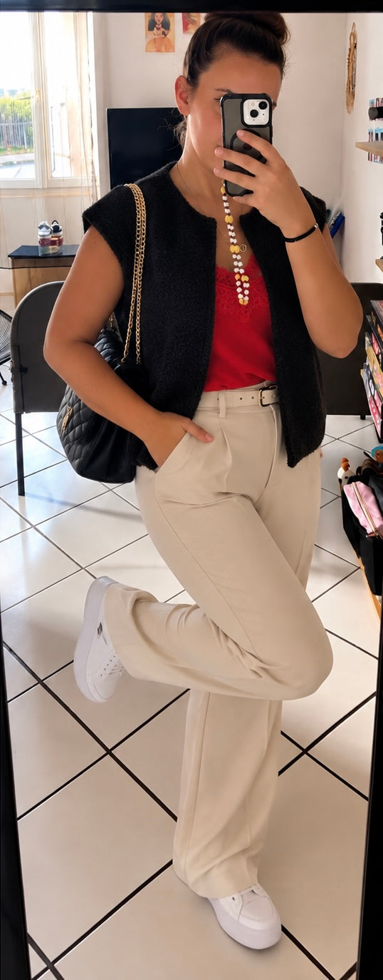 Veste Sans Manche Noir